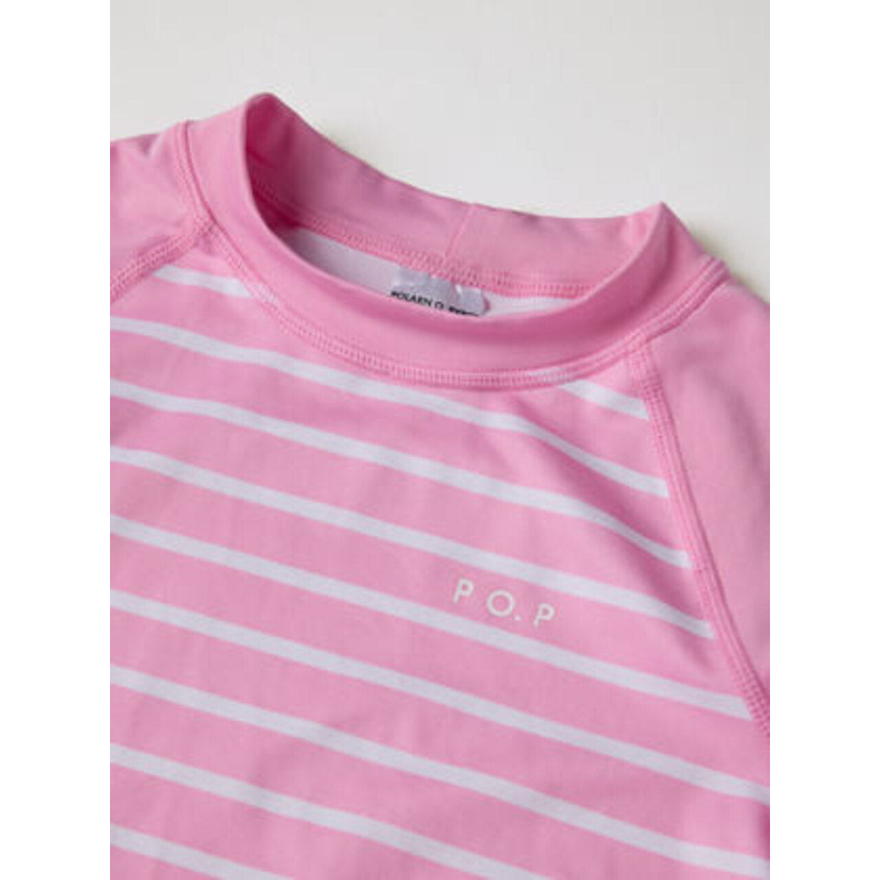 Kids UV Rash Guard Top - Seasonal Stripe | Polarn O. Pyret | 