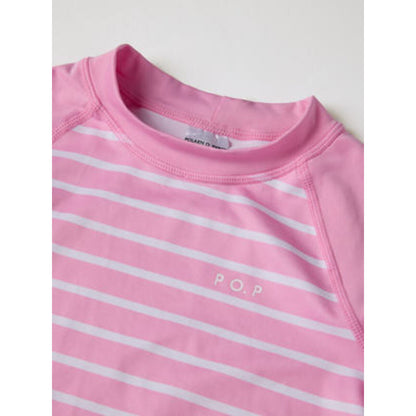 Kids UV Rash Guard Top - Seasonal Stripe | Polarn O. Pyret | 