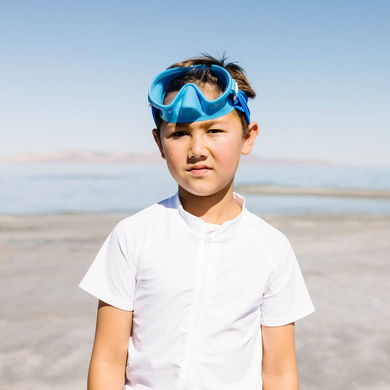 Kids & Adult Swim Mask – Splash Place Midnight – Anti-Fog Clear Lenses