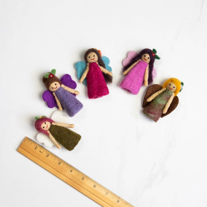 Felt Finger Puppets - Forest Fairies
