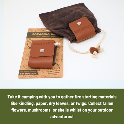 Find New Roots Waxed Canvas Foraging Bag