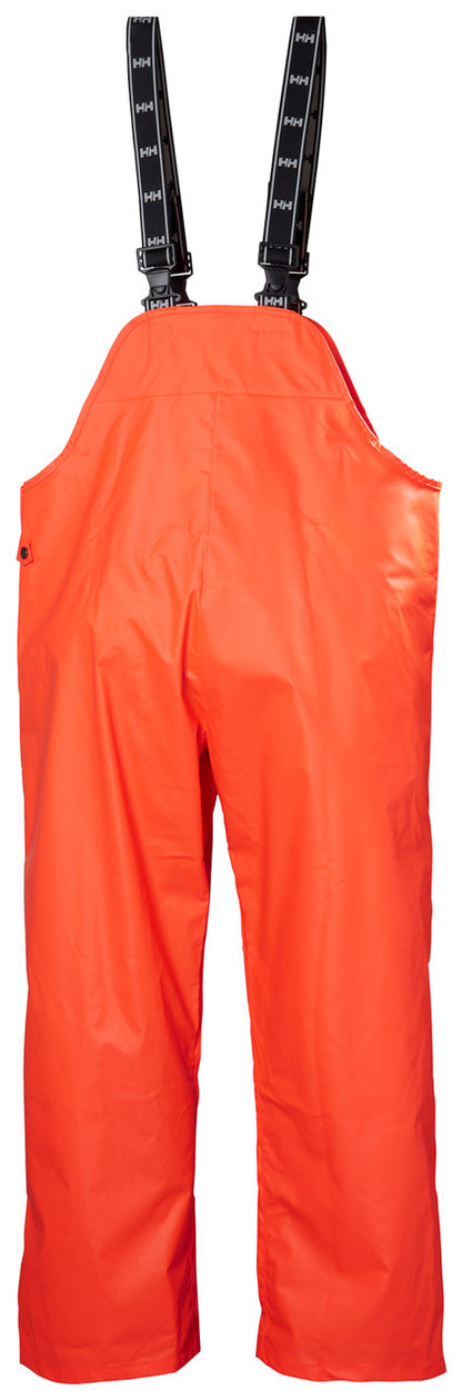 Adult Mandal Rain Bib-Dark Orange 