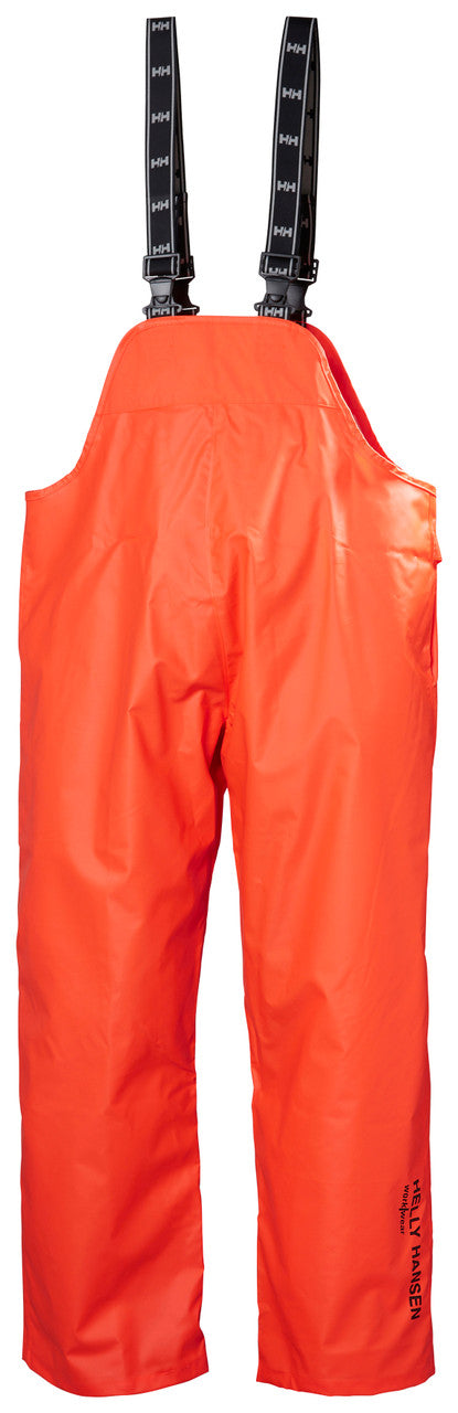 Adult Mandal Rain Bib-Dark Orange 