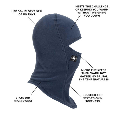 Micro Fur Fleece Ninja Balaclava 