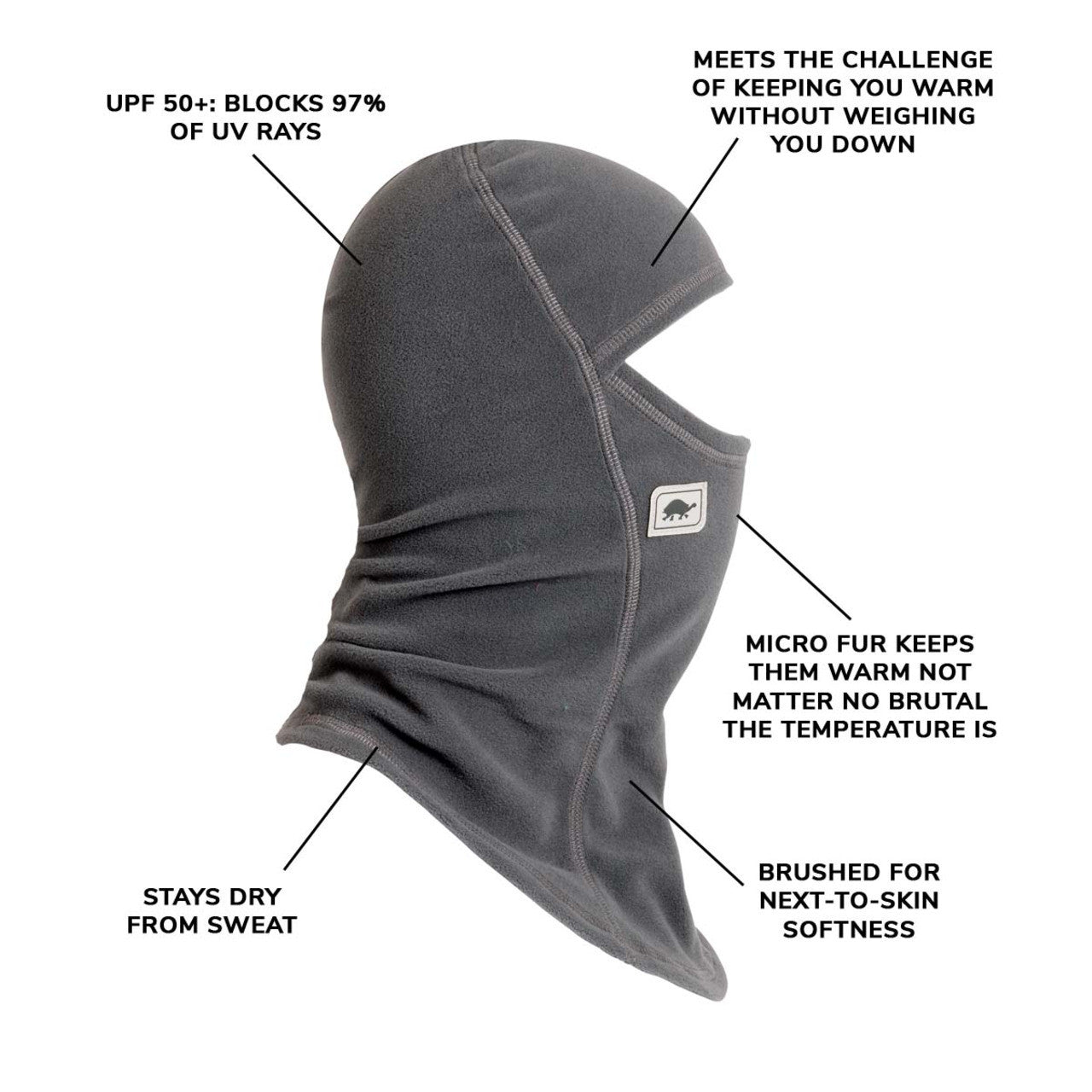 Micro Fur Fleece Ninja Balaclava 
