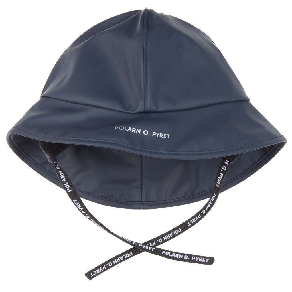 Kids North Easter Rain Hat | Polarn O. Pyret #color_dark-sapphire
