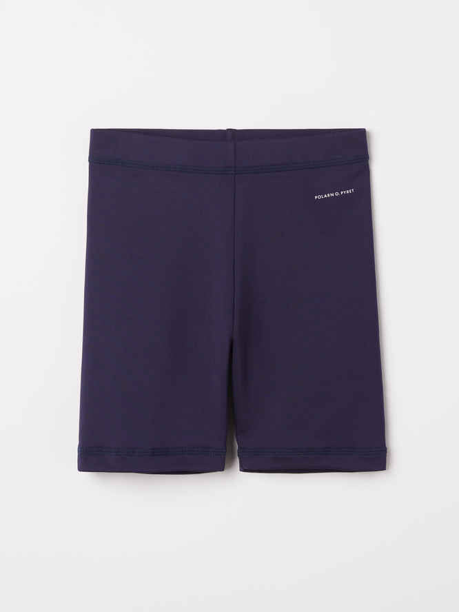 Kids UV Protected Eco Swim Shorts | Polarn O. Pyret #color_dark-sapphire