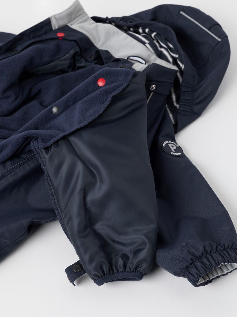 Baby Waterproof Rain Suit with Fleece Liner | Polarn O. Pyret 