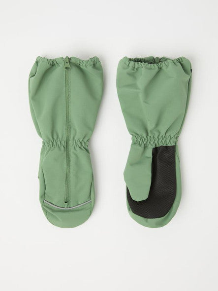 kids-easy-zip-fleece-lined-shell-cuff-mittens-polarn-o-pyret | 