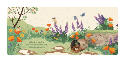 Kids Woodland Animal Board Book – Peek-a-boo Haiku – Interactive Lift-the-Flap Nature Book