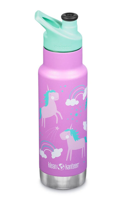 Kids Insulated Classic Narrow Waterbottle - Kid Sport Cap | Klean Kanteen 