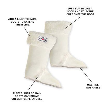 Fleece Rain Boot Liner-24279 