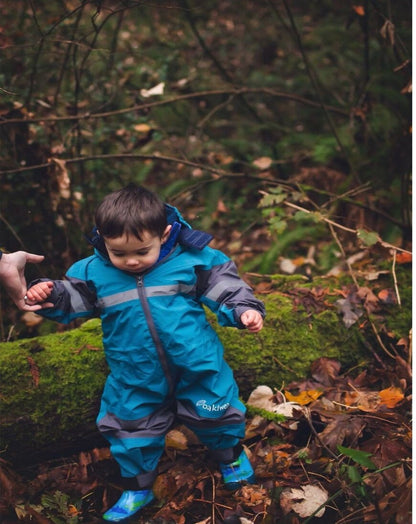 Kids One Piece All-in-One Rain Suit - Breathable, Zippered | Oaki 
