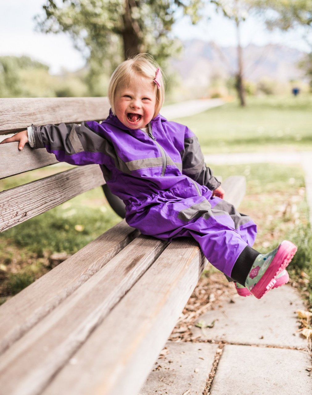 Kids One Piece All-in-One Rain Suit - Breathable, Zippered | Oaki 