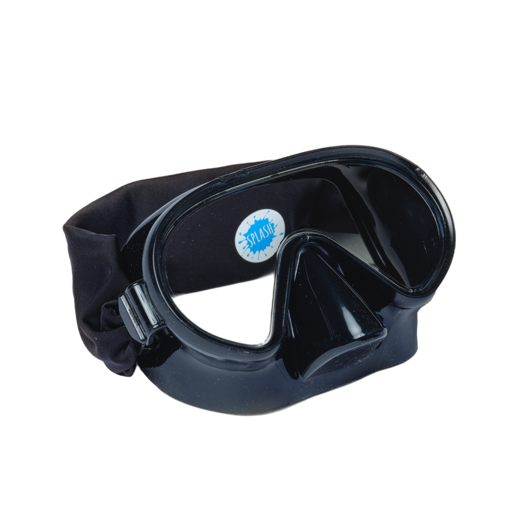 Youth Swim Mask – Splash Place Midnight – Black Frame & Clear Anti-Fog Lenses