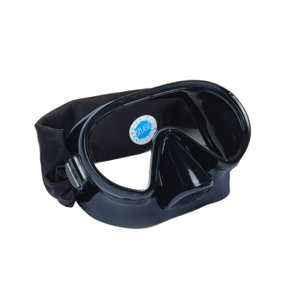 Youth Swim Mask – Splash Place Midnight – Black Frame & Clear Anti-Fog Lenses