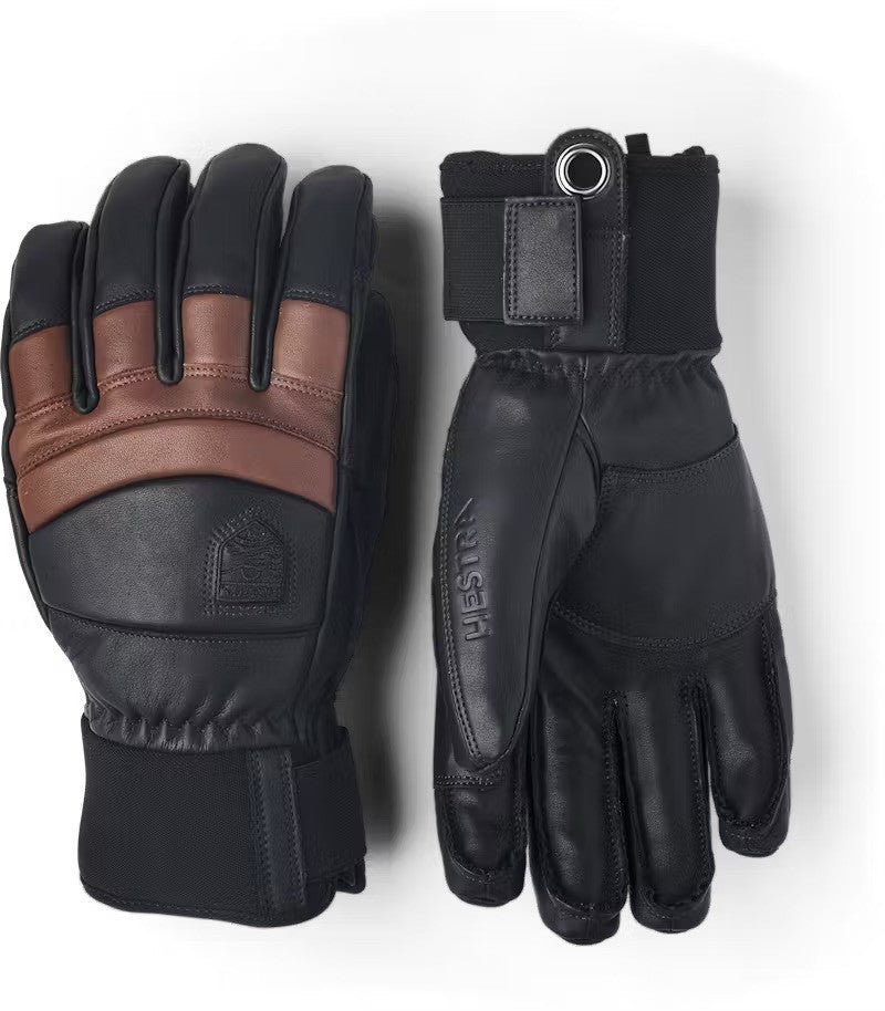 Adult Leather Fall Line Glove | Hestra #color_navy-brown