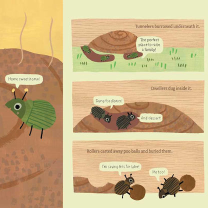Kids Nature Ecosystem Picture Book – Poo Pile on the Prairie – Bison Habitat Story