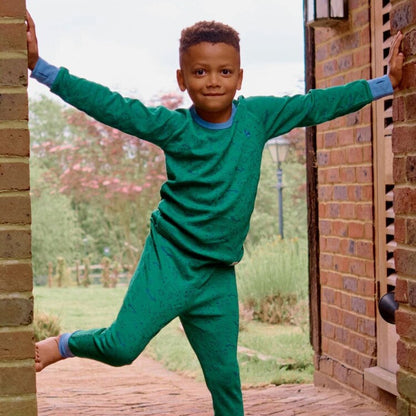 Kids Synthetic Drift Thermal Base Layer Bottom - Cotton Blend, Breathable, PJ | Muddy Puddles 