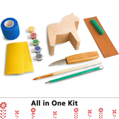 Dala Horse Carving Kit-Complete Starter Whittling
