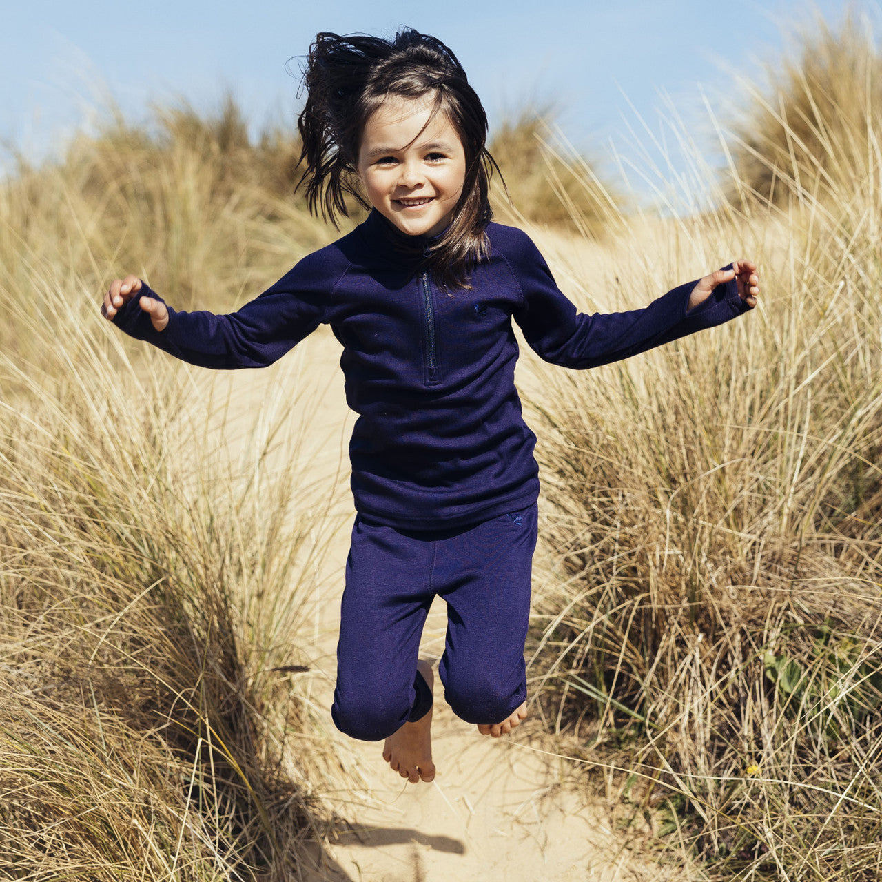 Kids Synthetic Drift Solid Layering Pant - Cotton Blend, Breathable, PJ | Muddy Puddles 