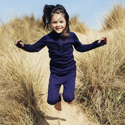 Kids Synthetic Drift Solid Layering Pant - Cotton Blend, Breathable, PJ | Muddy Puddles 