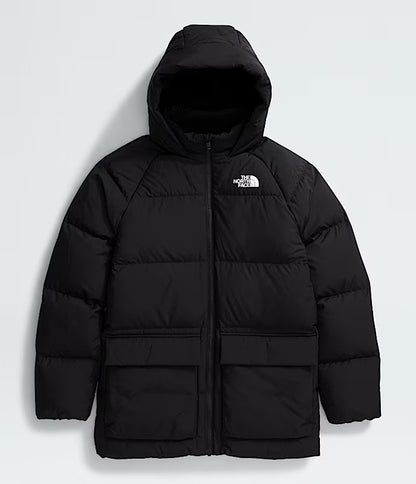 Youth The North Face Down Fleece Lined Short Parka | The North Face 