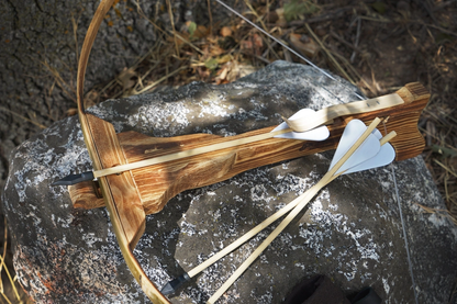 Childrens Wooden Toy Crossbow 18"