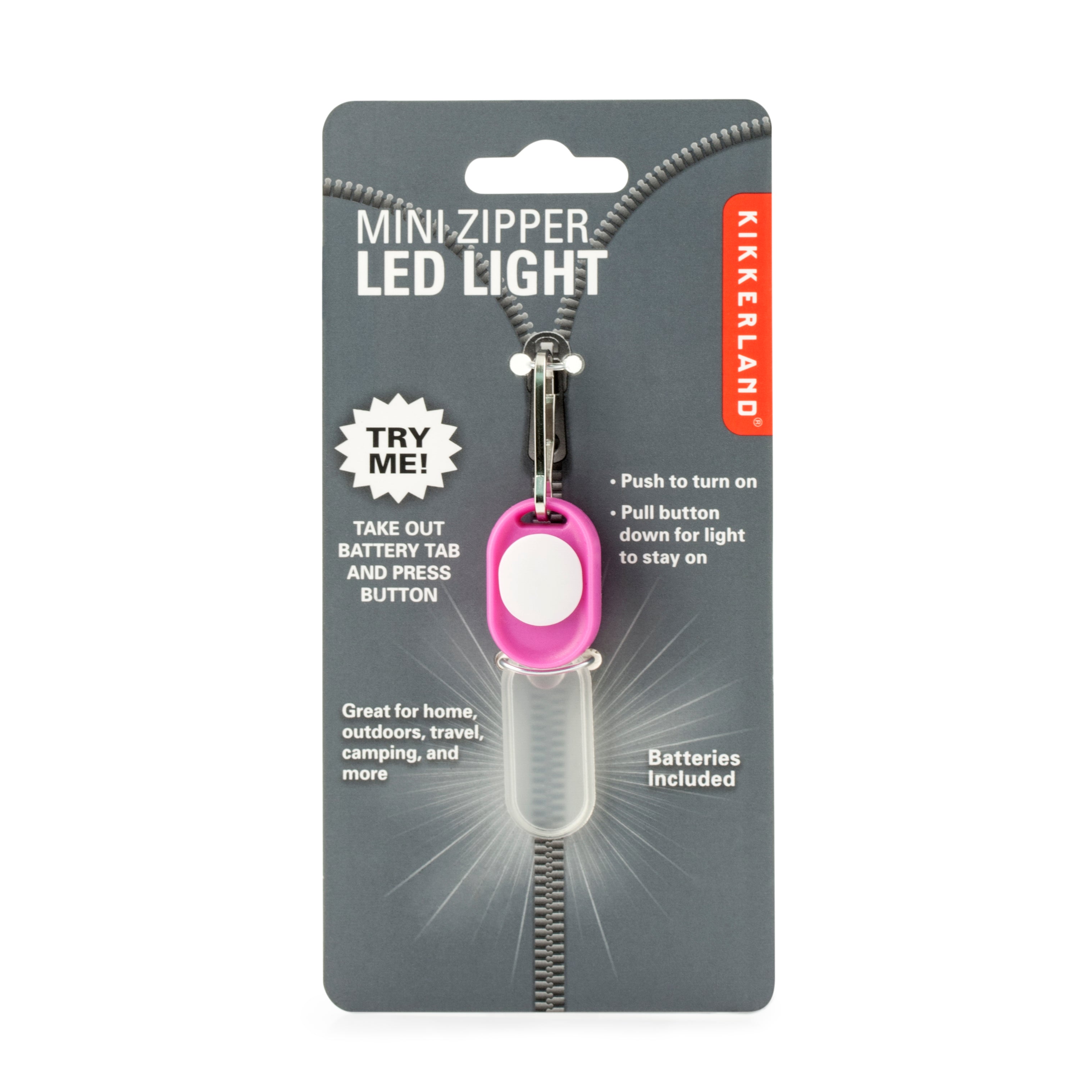 Mini Zipper Light Asst