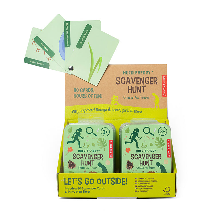 Huckleberry Scavenger Hunt | Outdoor Nature Discovery Card Set