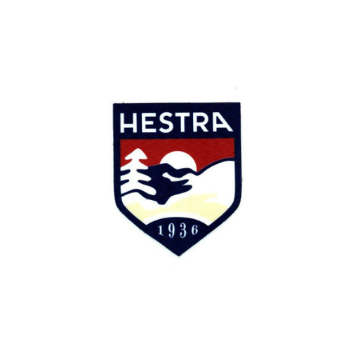 Hestra Crest logo on a white background