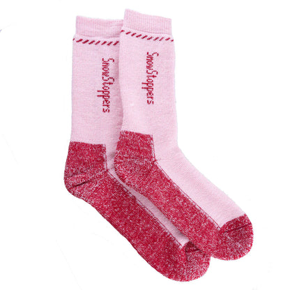 Kids Alpaca Wool Striped Crew Socks - Breathable, Warm | SnowStoppers 
