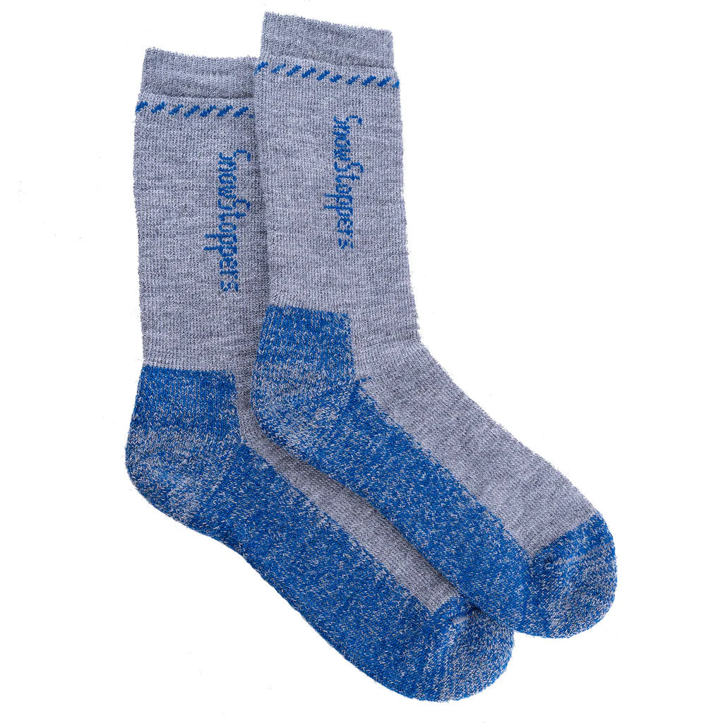 Alpaca Wool Socks-27282 #color_grey-blue