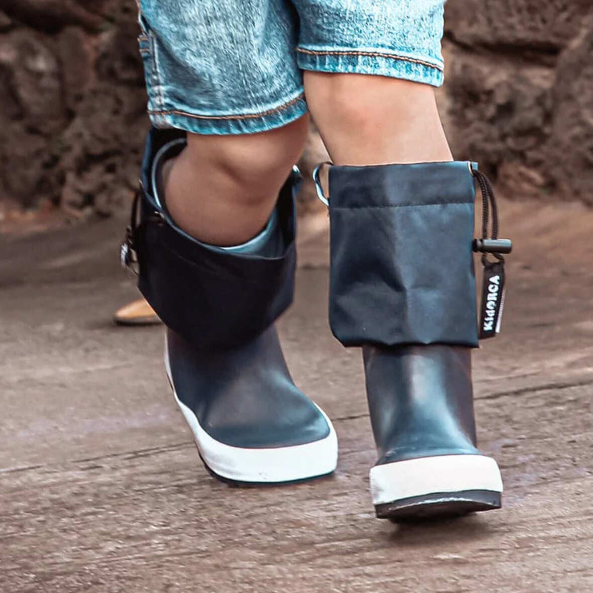 Kids Rain Boots with Above Knee Waders - Waterproof | KidORCA 