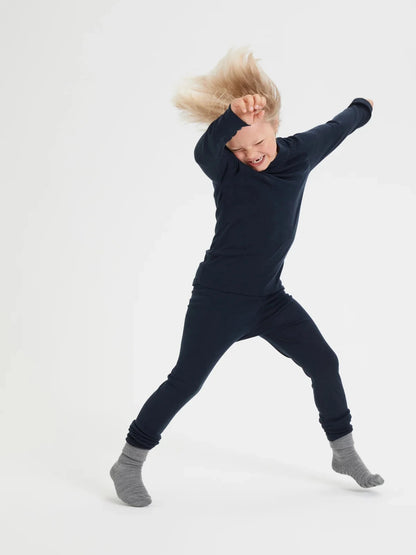 Kids and Youth Merino Wool Base Layer Top | Polarn O. Pyret | 