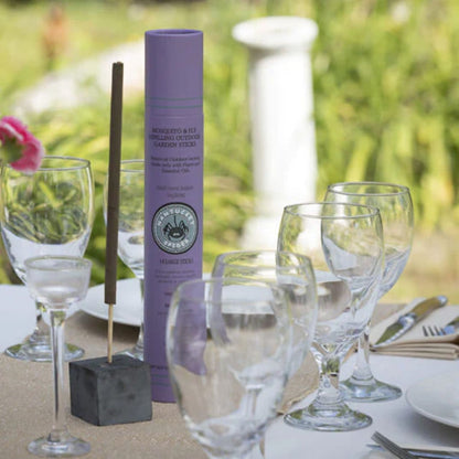 Natural Repelling Mosquito & Fly Outdoor Garden Incense Sticks - Gentle yet Effective, Safe | Nantucket Spider 