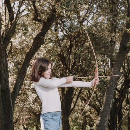 Wooden Bow and Arrows