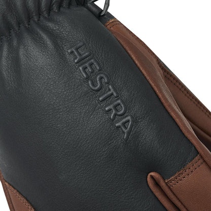 adult-fall-line-leather-mitten-3-finger-hestra | 