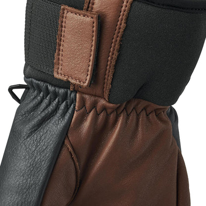 adult-fall-line-leather-mitten-3-finger-hestra | 