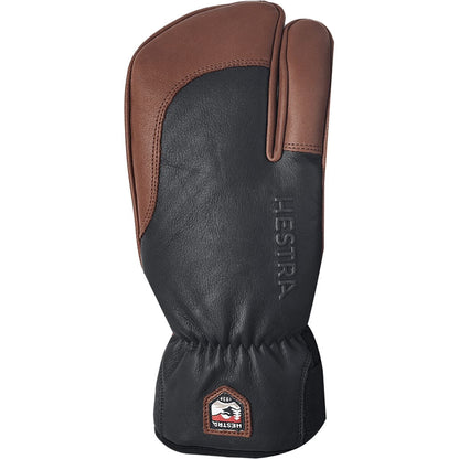 adult-fall-line-leather-mitten-3-finger-hestra | 