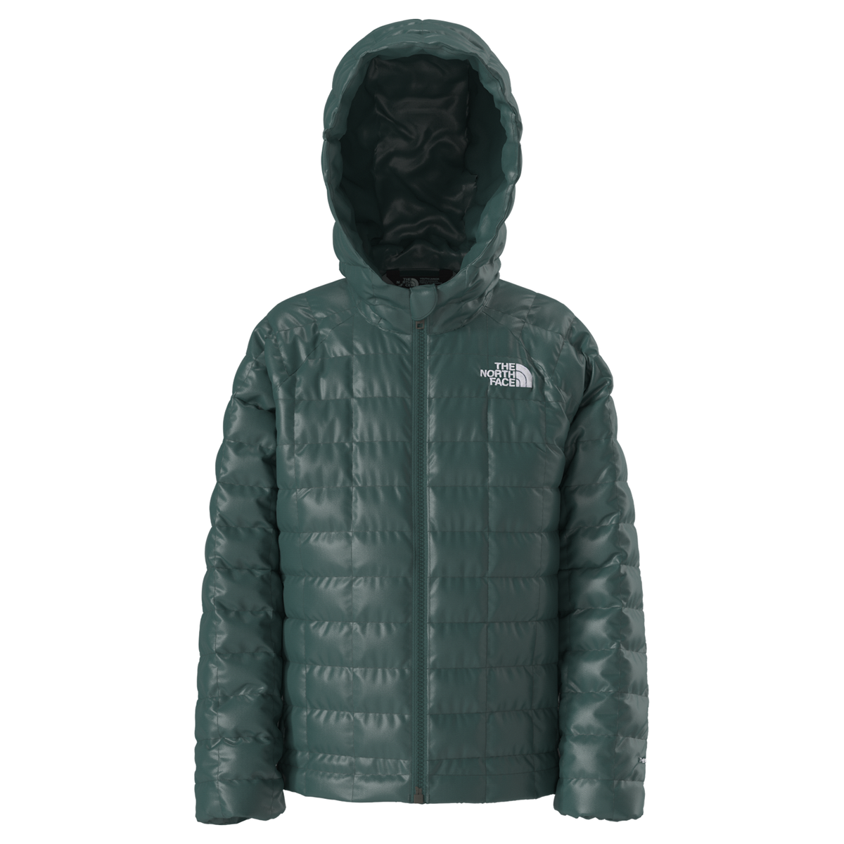 Kids The North Face Thermoball Hooded Jacket | The North Face #color_pacific-teal