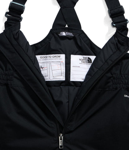 Kids Waterproof Insulated Snow Bibs – The North Face Freedom – Extendable_