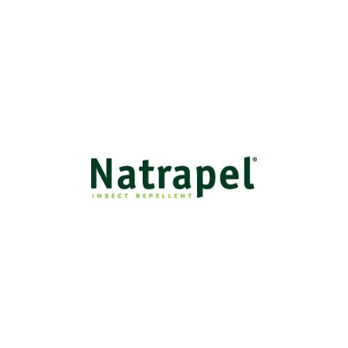 Natrapel insect repellent logo on a white background
