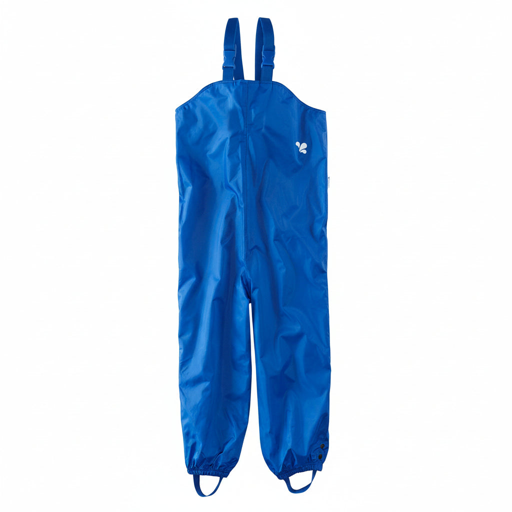 Kids Waterproof Originals Rain Bibs - Unlined, Suspender | Muddy Puddles #color_blue