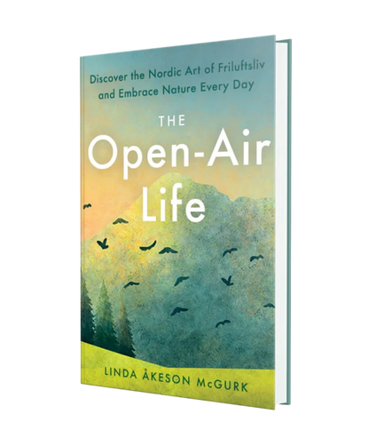 Book cover of 'The Open-Air Life' with a scenic illustration and title text.