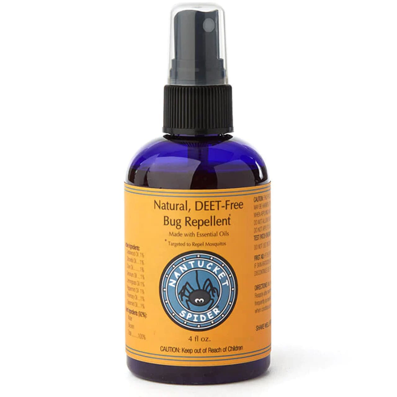 Natural Bug Repellent for People Spray - Gentle yet Effective, Safe | Nantucket Spider #color_natural