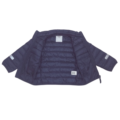 navy Puffer jacket open