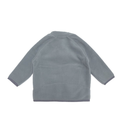 Gray fleece jacket back