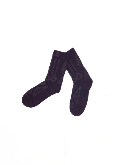 ODSS (Re)PLAY 125971 - Jack Wolfskin Adult Wool Socks. Size  4.5-6US/35-37EU black