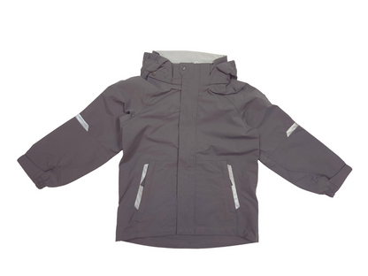 ODSS (Re)PLAY 125985 - Polarn O. Pyret Shell Jacket. Size 5-6Y grey front